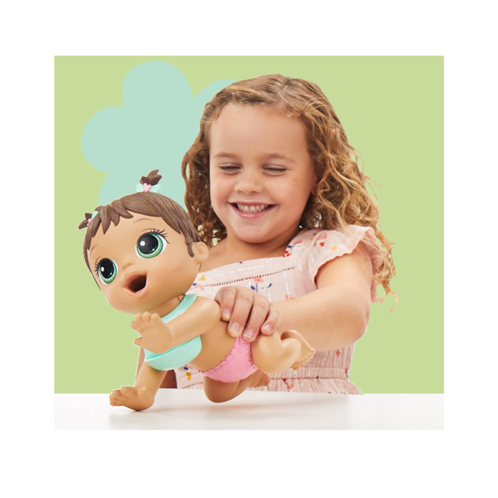 Baby Alive Lil Snacks Doll – Brown Hair