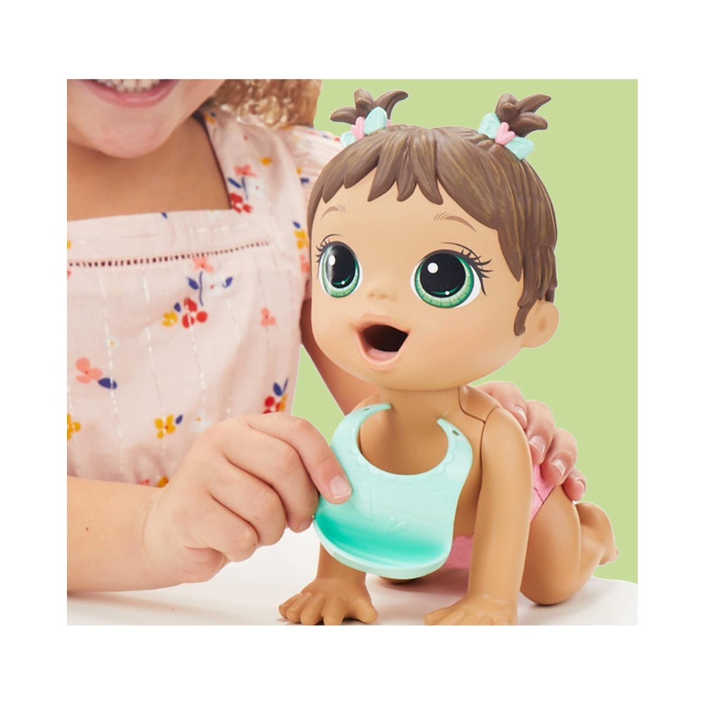 Baby Alive Lil Snacks Doll – Brown Hair