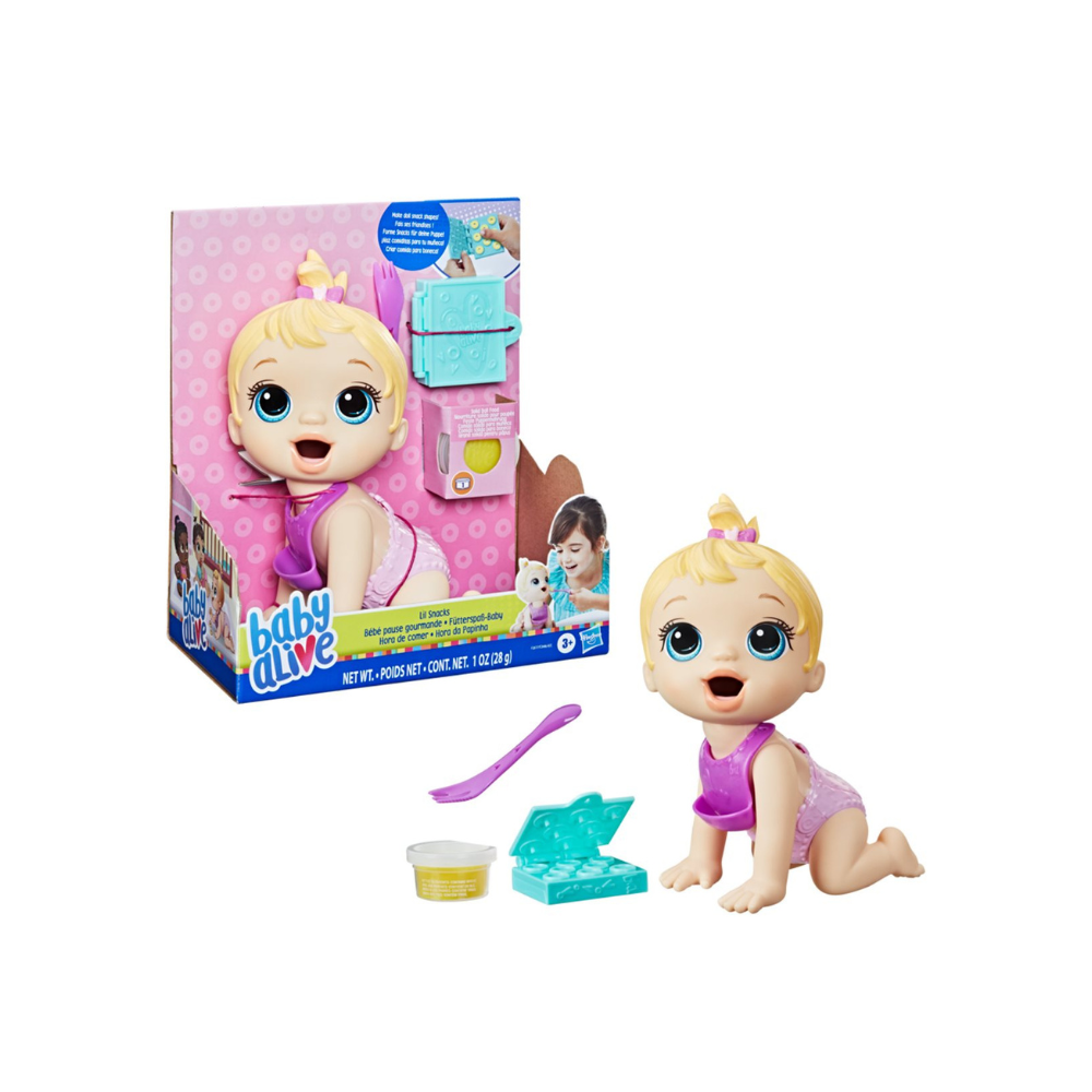 Baby Alive Lil Snacks Doll – Blonde Hair