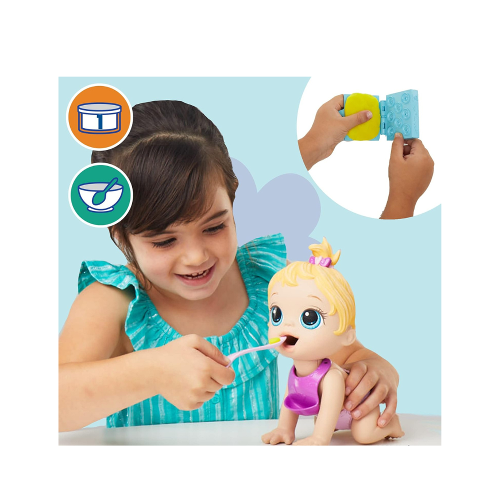 Baby Alive Lil Snacks Doll – Blonde Hair