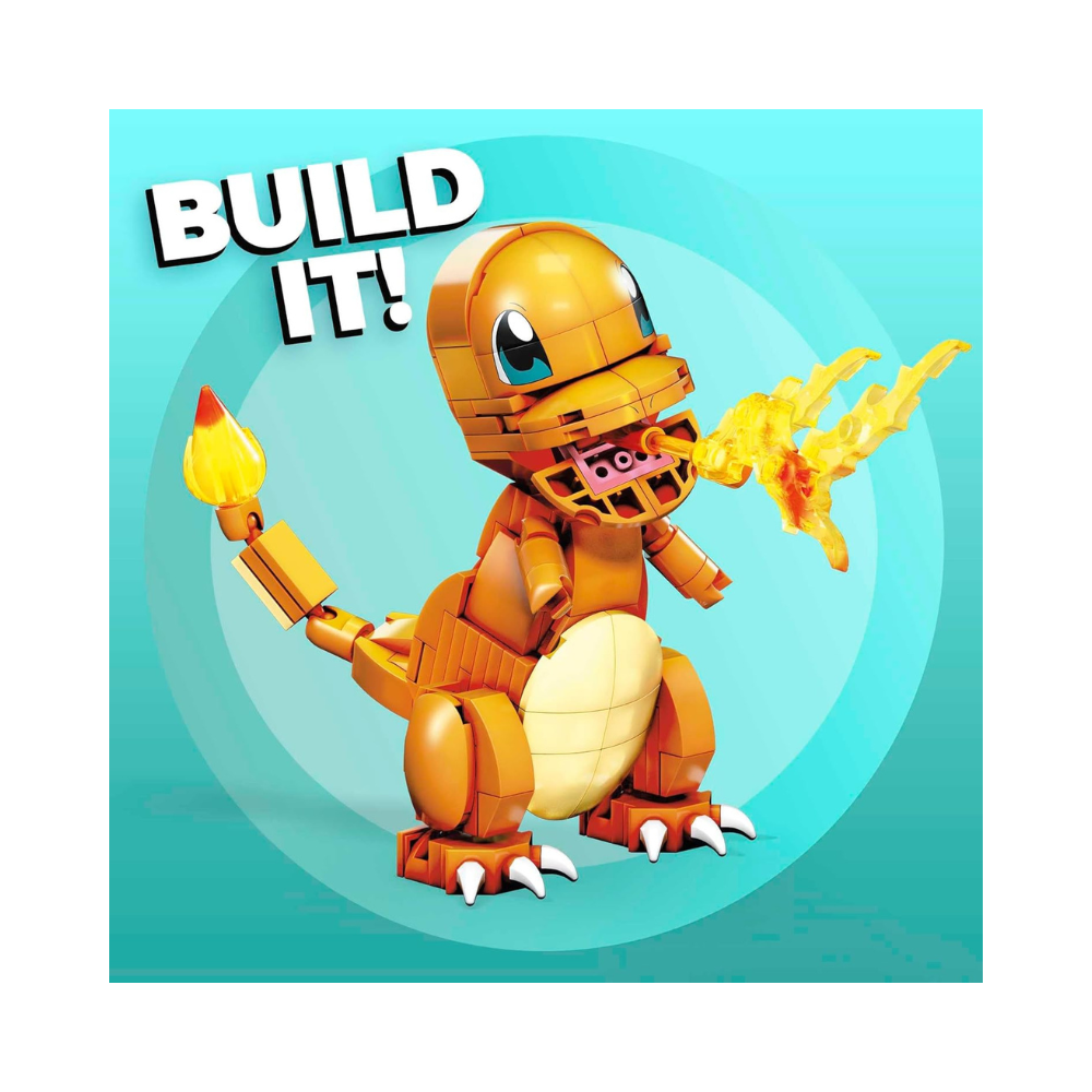 MEGA Pokémon Building Toys Set, Build & Show Charmander 180 Piece