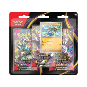 Pokemon TCG: Mega Evolution Pitch Black (ME05) Three-Booster Blister