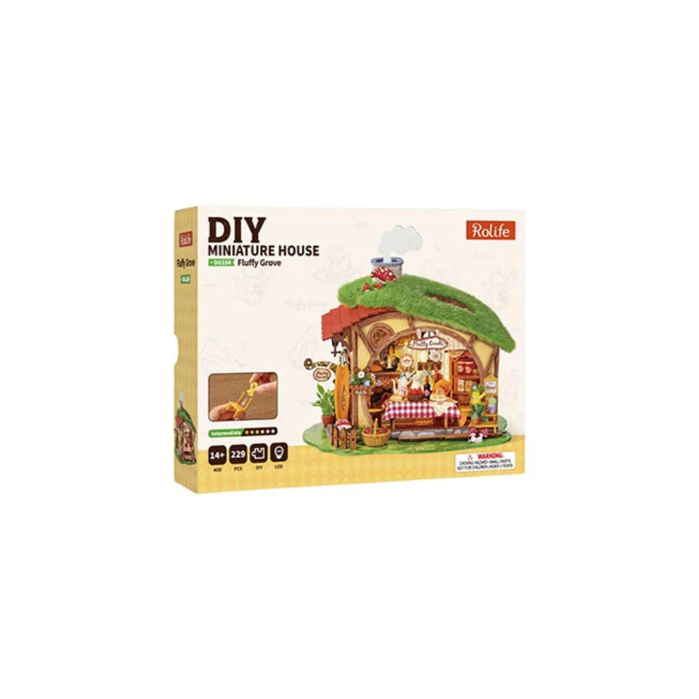 Robotime Rolife 3D Wooden Puzzle – Miniature House – Fluffy Grove