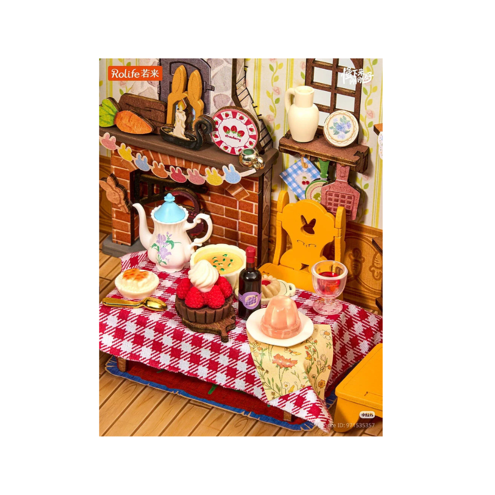 Robotime Rolife 3D Wooden Puzzle – Miniature House – Fluffy Grove