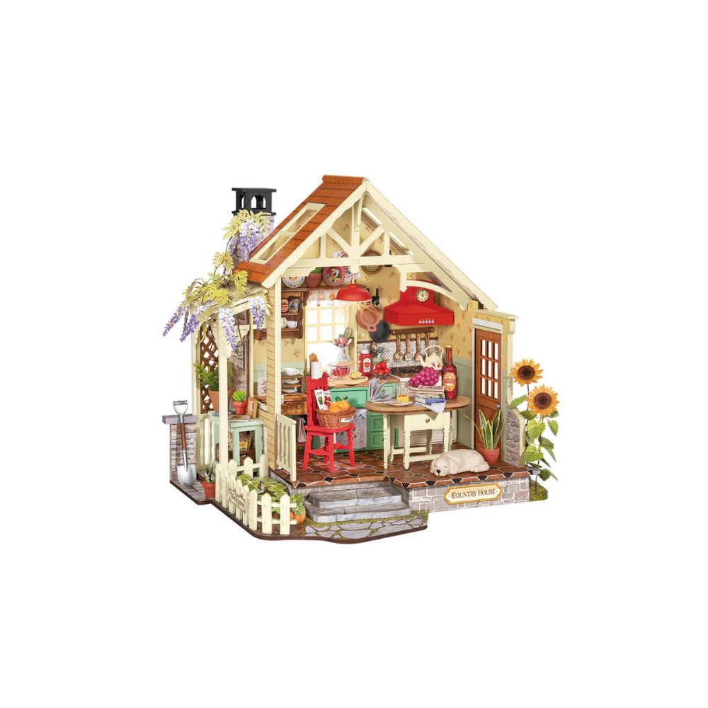 Robotime Rolife 3D Wooden Puzzle – Sunlit Farmhouse Kitchen