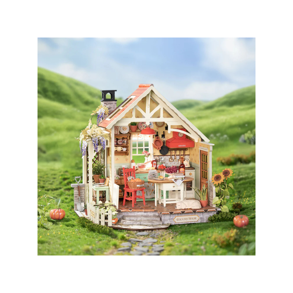 Robotime Rolife 3D Wooden Puzzle – Sunlit Farmhouse Kitchen