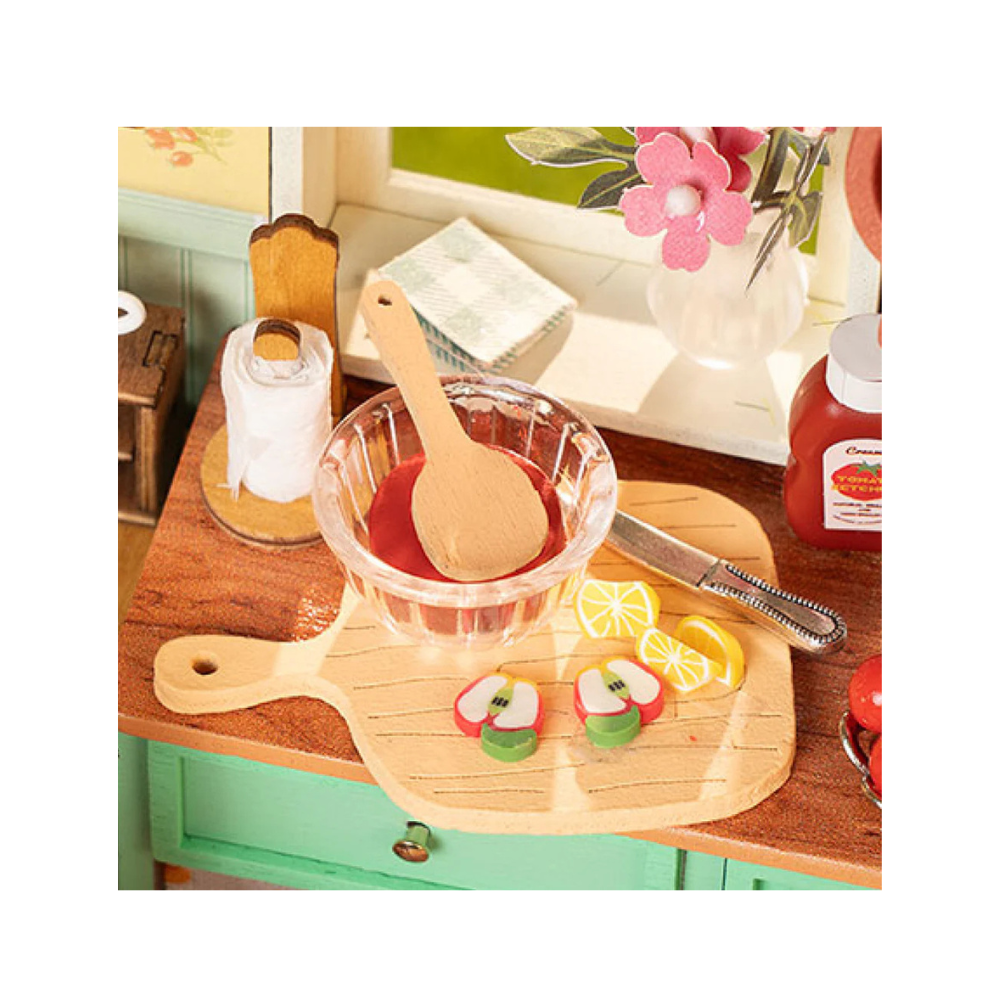 Robotime Rolife 3D Wooden Puzzle – Sunlit Farmhouse Kitchen