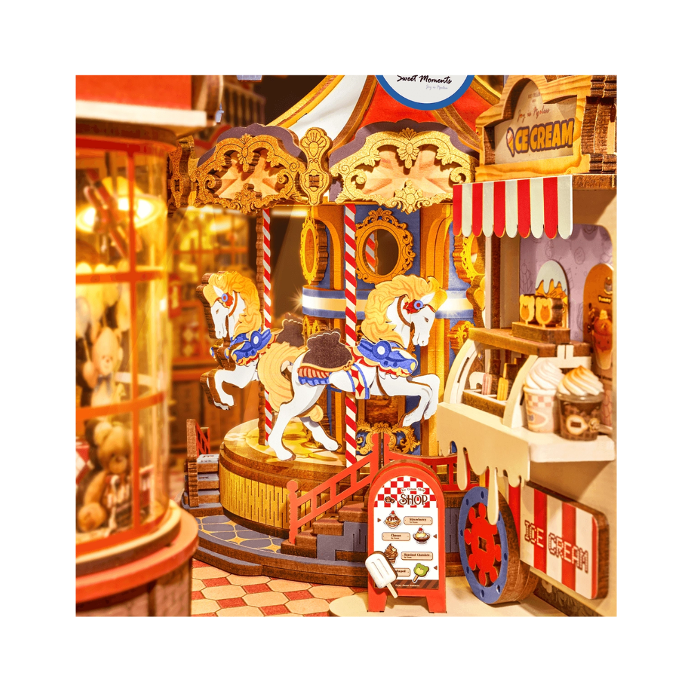 Robotime Rolife DIY Book Nook Kit – Fairytale Amusement Park
