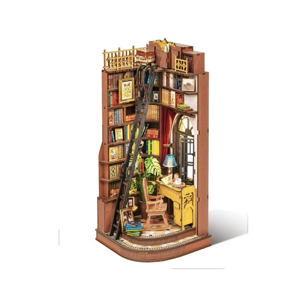 Robotime Rolife DIY Book Nook Kit – Silent Corner Study