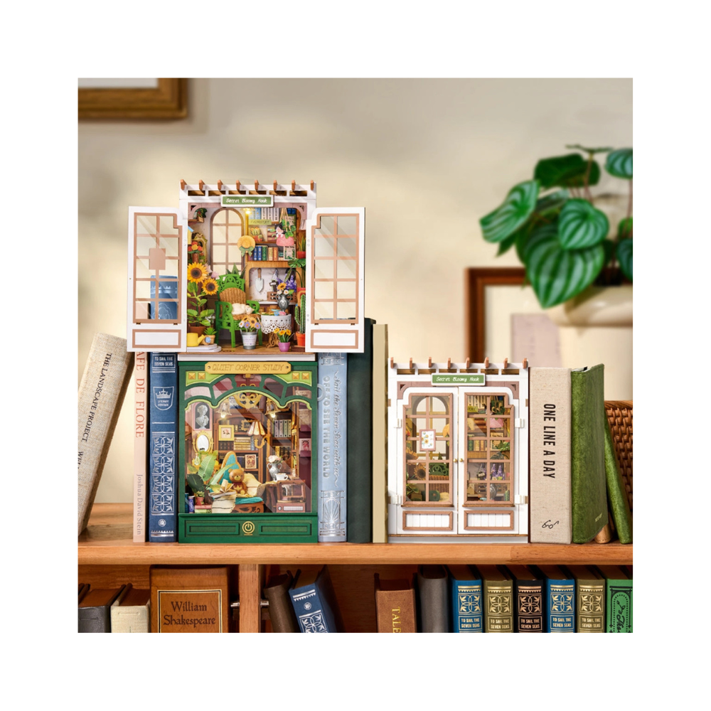 Robotime Rolife DIY Book Nook Kit – Secret Bloomy Nook