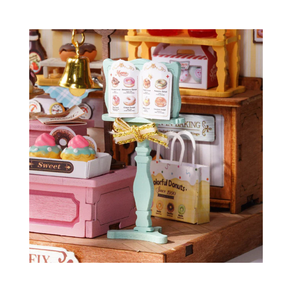 Robotime Rolife Sweetie’s Donut Shop DIY Miniature House