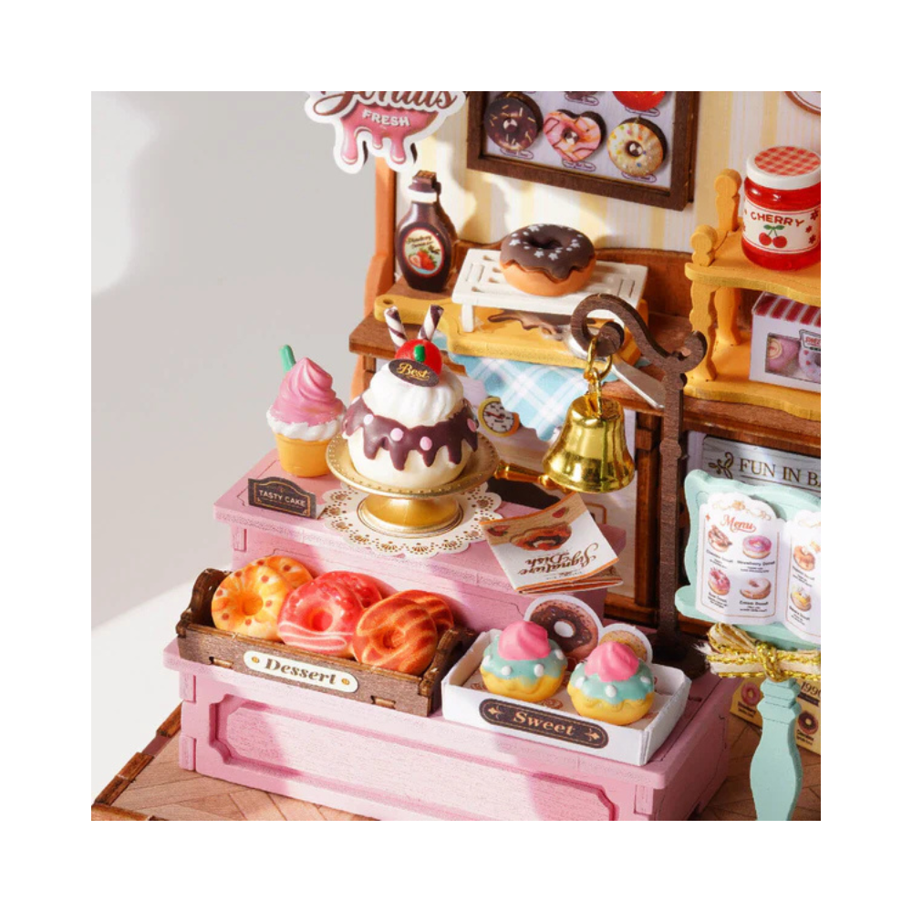 Robotime Rolife Sweetie’s Donut Shop DIY Miniature House
