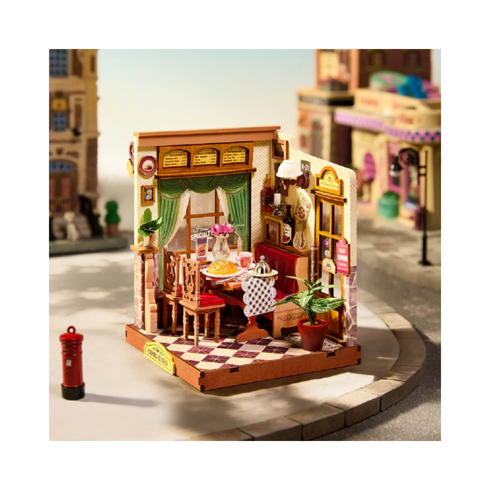 Robotime Rolife Champs-Élysées Bistro DIY Miniature House
