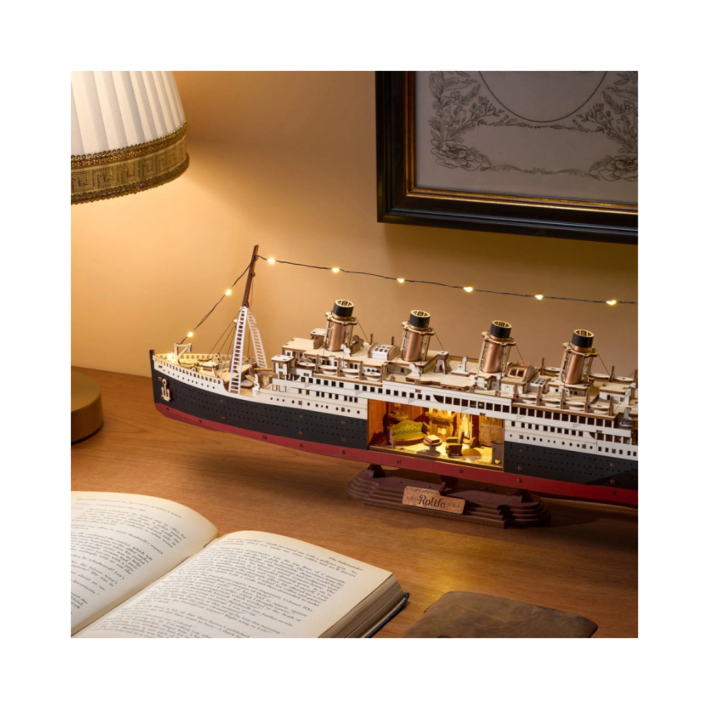 Robotime Rolife 3D Wooden Puzzle – 1912 Eternal Atlantic Voyager