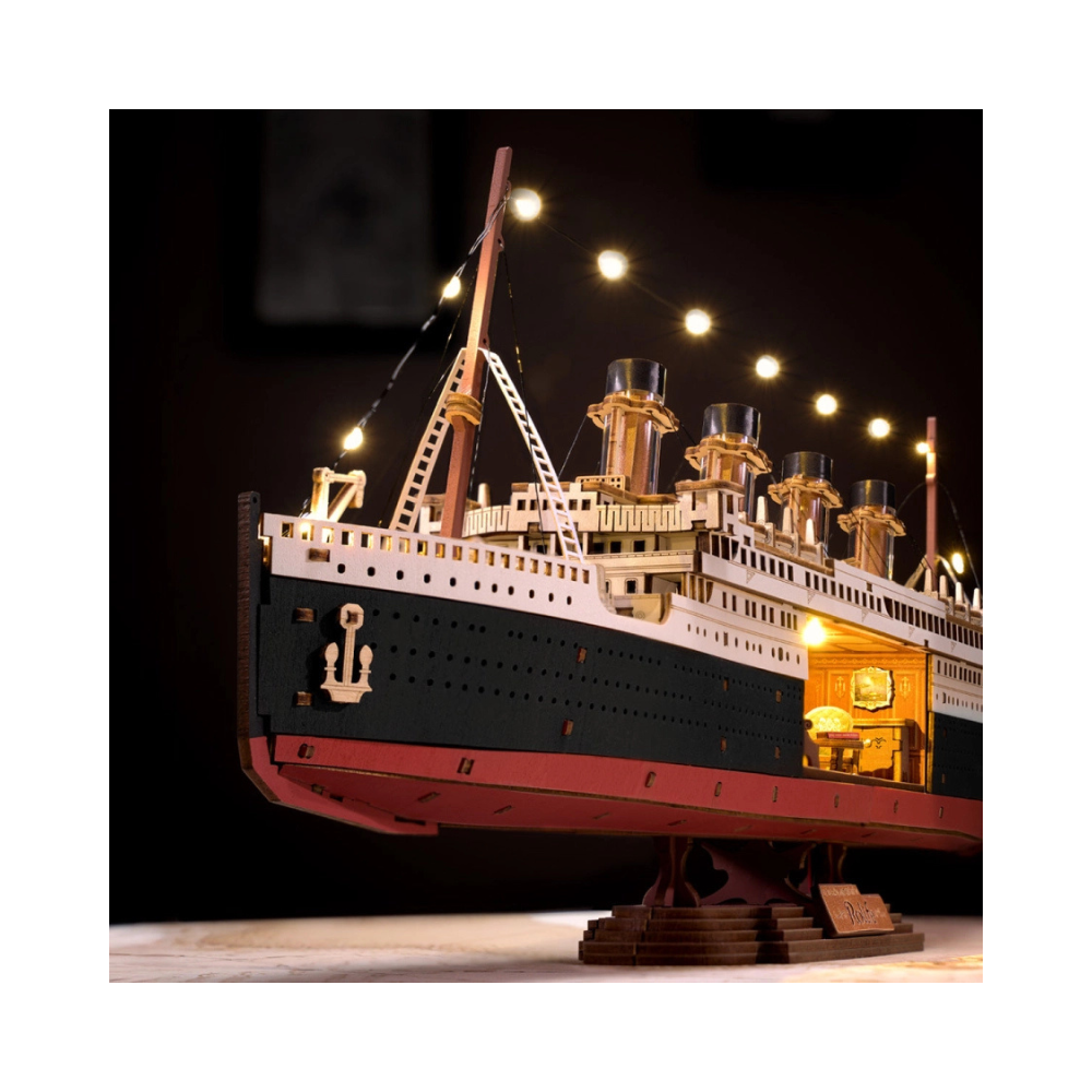 Robotime Rolife 3D Wooden Puzzle – 1912 Eternal Atlantic Voyager