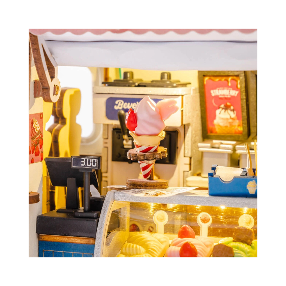 Robotime Rolife 3D Wooden Puzzle – Beverly’s Ice Cream Truck