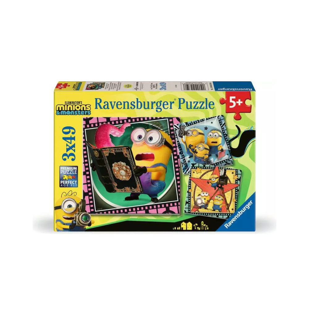 Ravensburger MINIONS 3 – 3X49 Pieces jigsaw puzzle