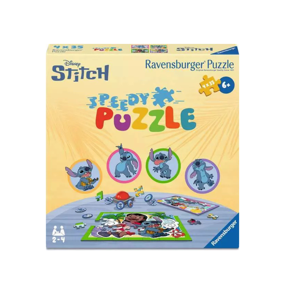 Ravensburger SPEEDY PUZZLE STITCH – 4X 35 Pieces Jigsaw puzzle