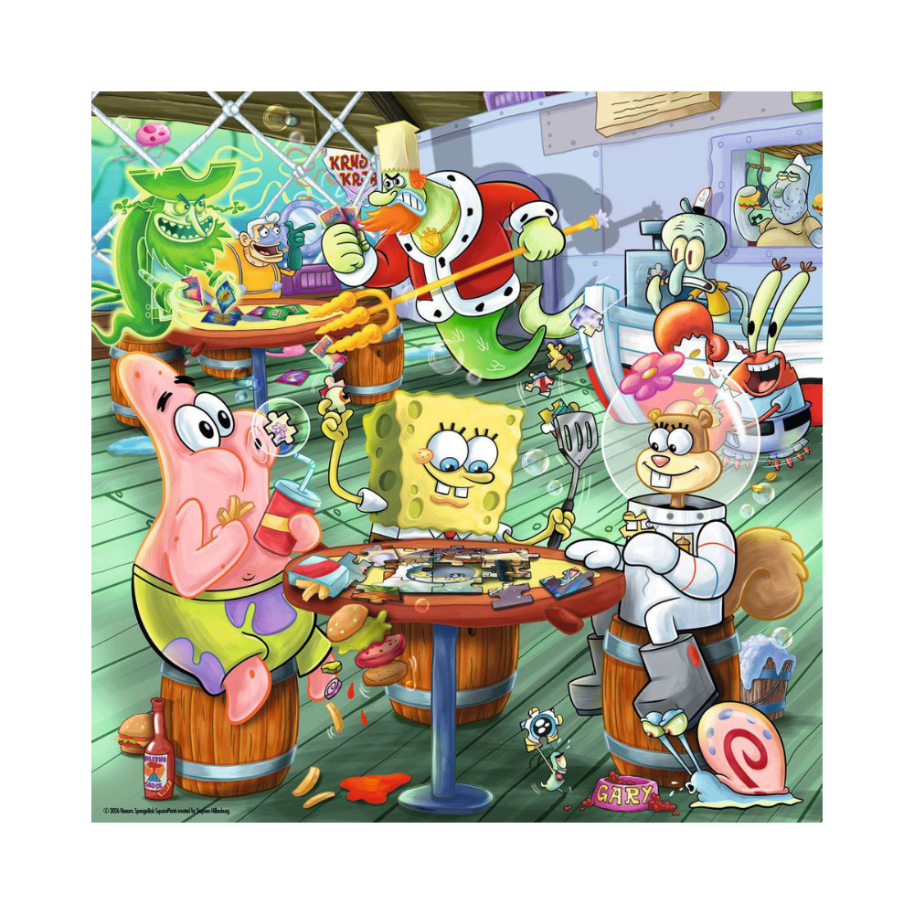 Ravensburger Spongebob Game Night Jigsaw Puzzle 500 Piece