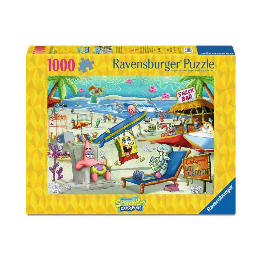 Ravensburger SpongeBob SquarePants – Beach Fun at the Goo Lagoon Jigsaw Puzzle 1000 Piece