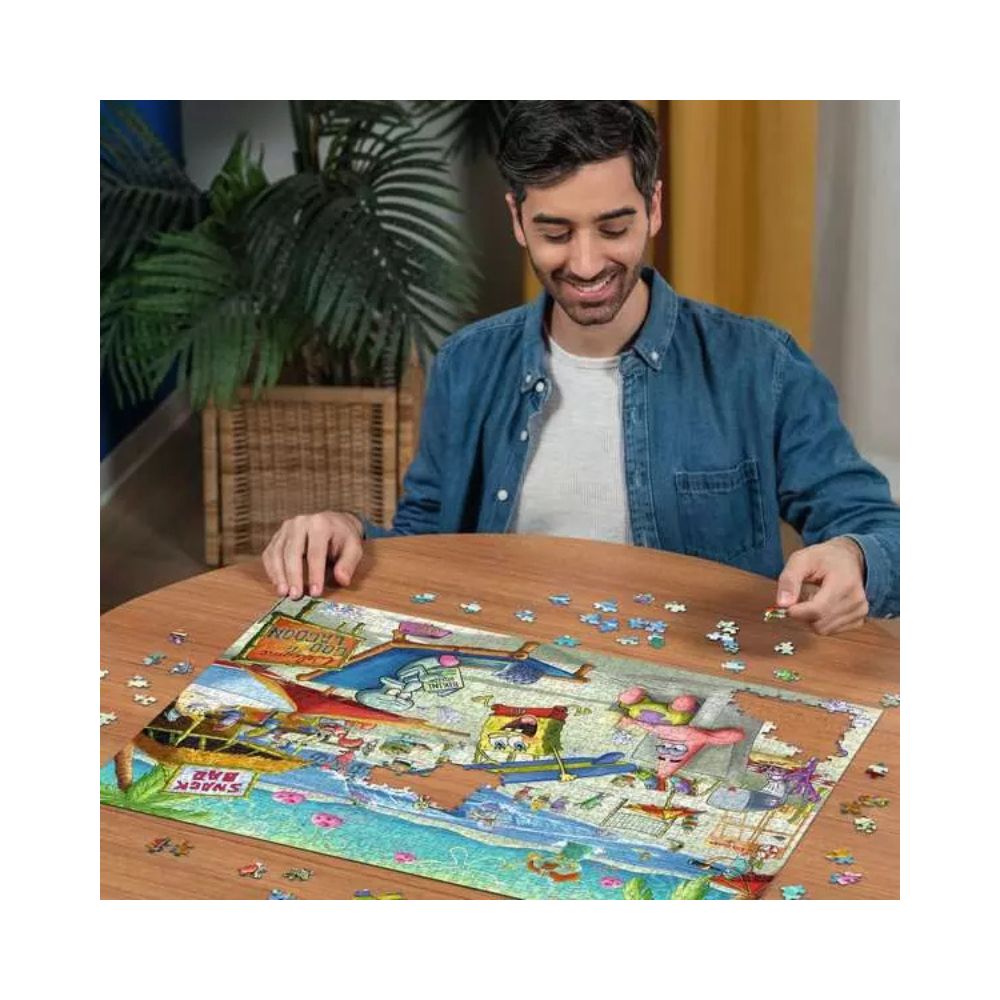 Ravensburger SpongeBob SquarePants – Beach Fun at the Goo Lagoon Jigsaw Puzzle 1000 Piece