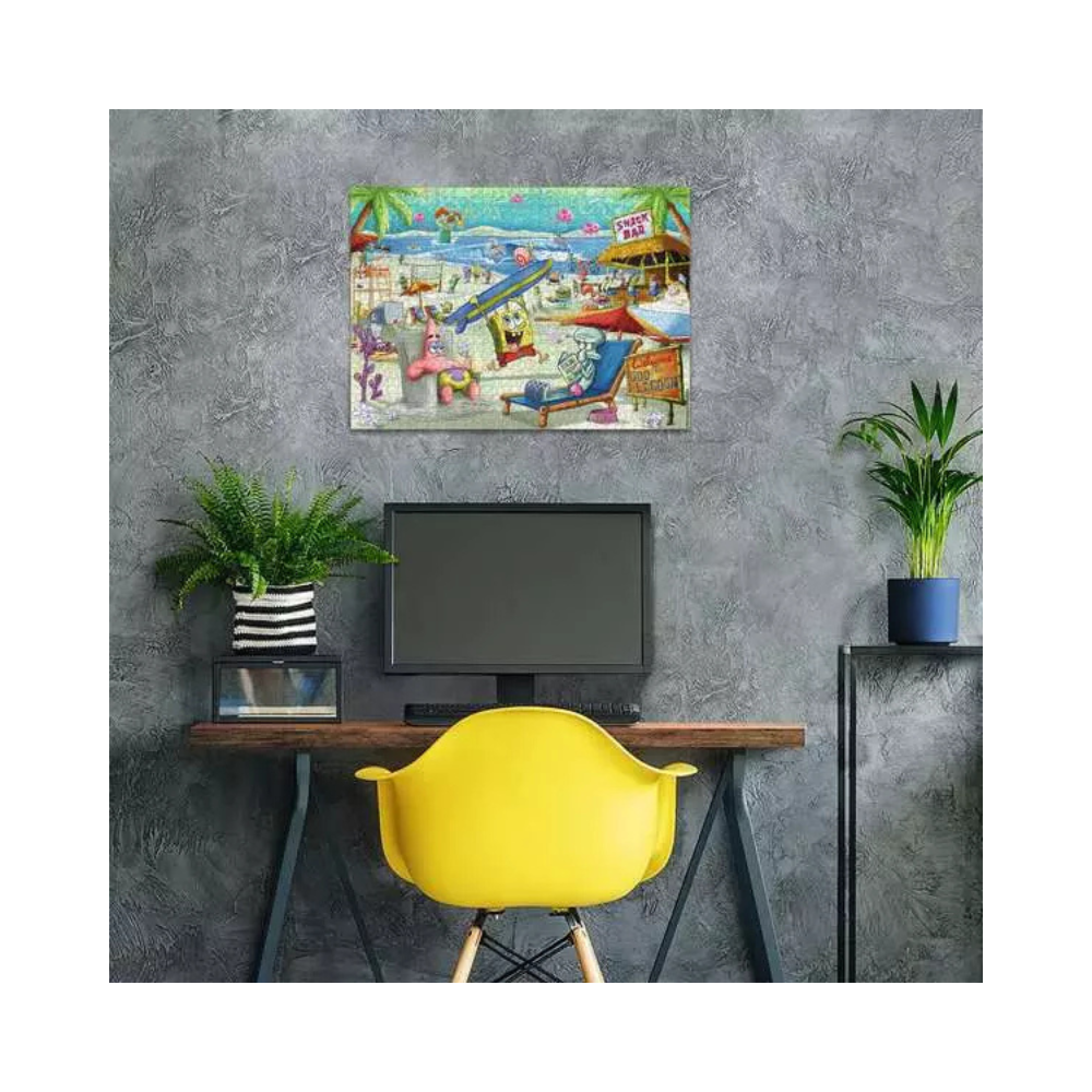 Ravensburger SpongeBob SquarePants – Beach Fun at the Goo Lagoon Jigsaw Puzzle 1000 Piece