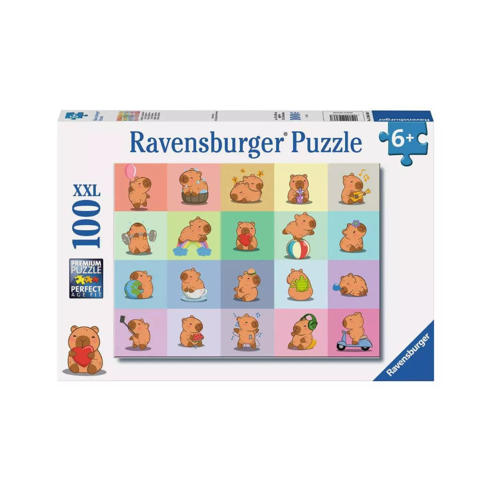 Ravensburger Capybara Jigsaw Puzzle XXL 100 Piece