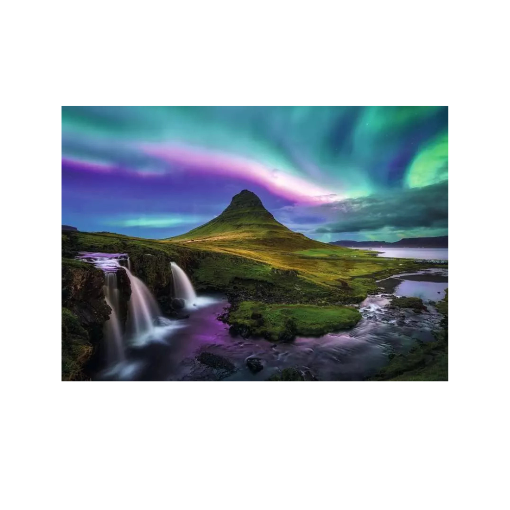 Ravensburger Aurora Over Kirkjufell – 1000 Piece Jigsaw Puzzle