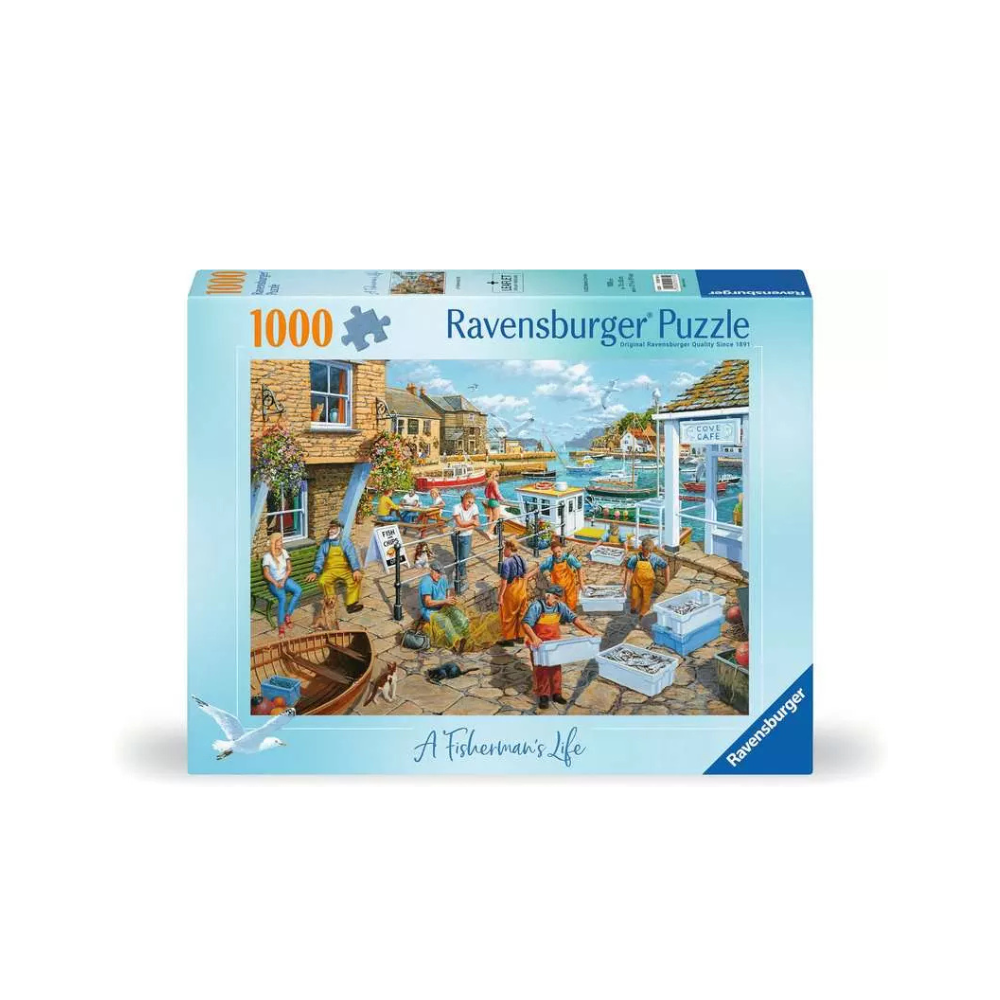 Ravensburger FISHERMANS LIFE – 1000 Piece Jigsaw Puzzle