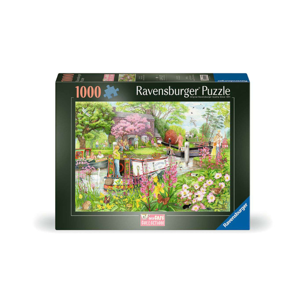 Ravensburger Cosy Cafe No 4 River Cafe 1000 Piece Jigsaw Puzzle