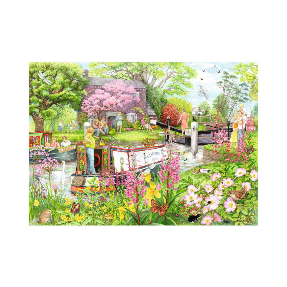 Ravensburger Cosy Cafe No 4 River Cafe 1000 Piece Jigsaw Puzzle