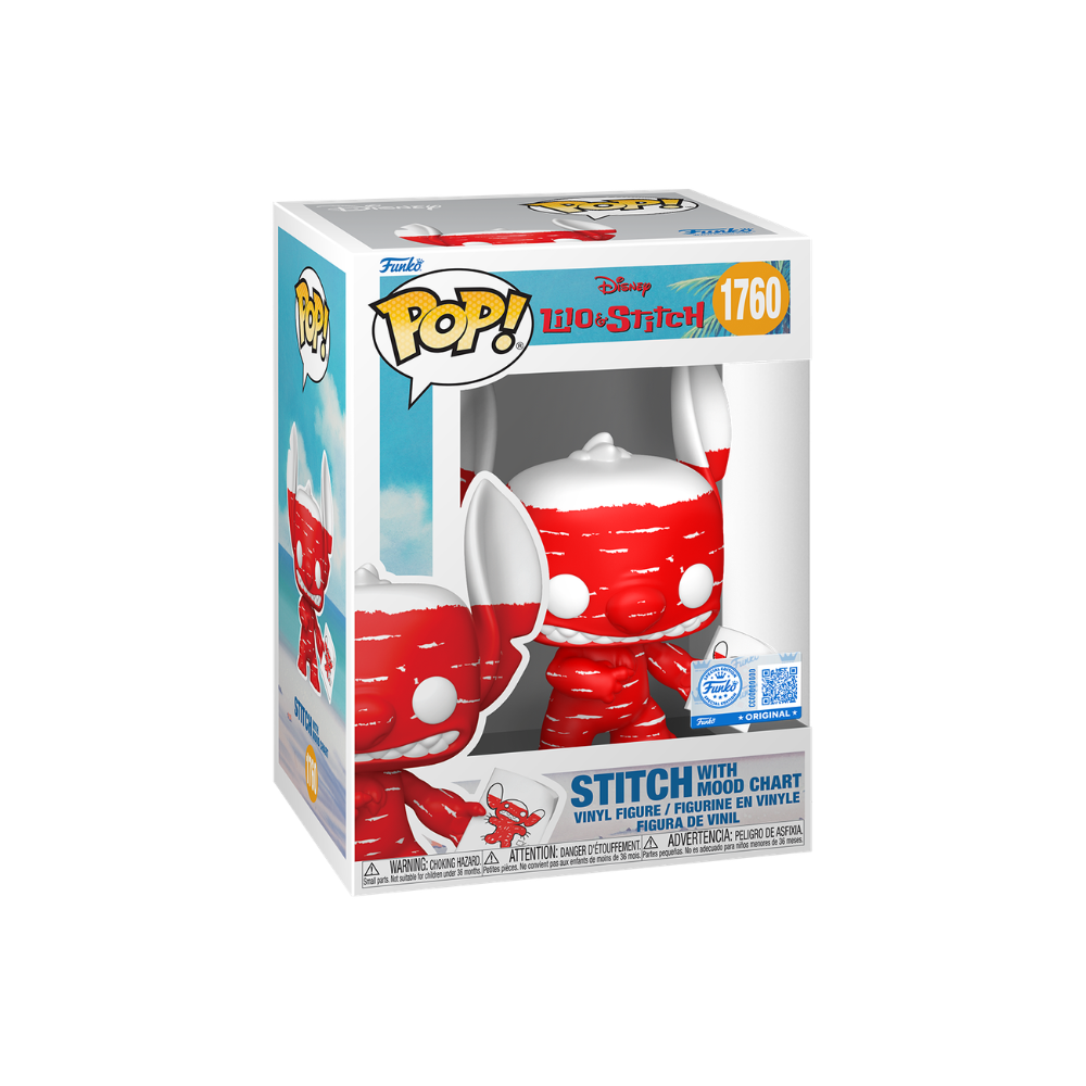 Funko Pop! Animation & Cartoons: Stitch with Mood Chart (Deco)