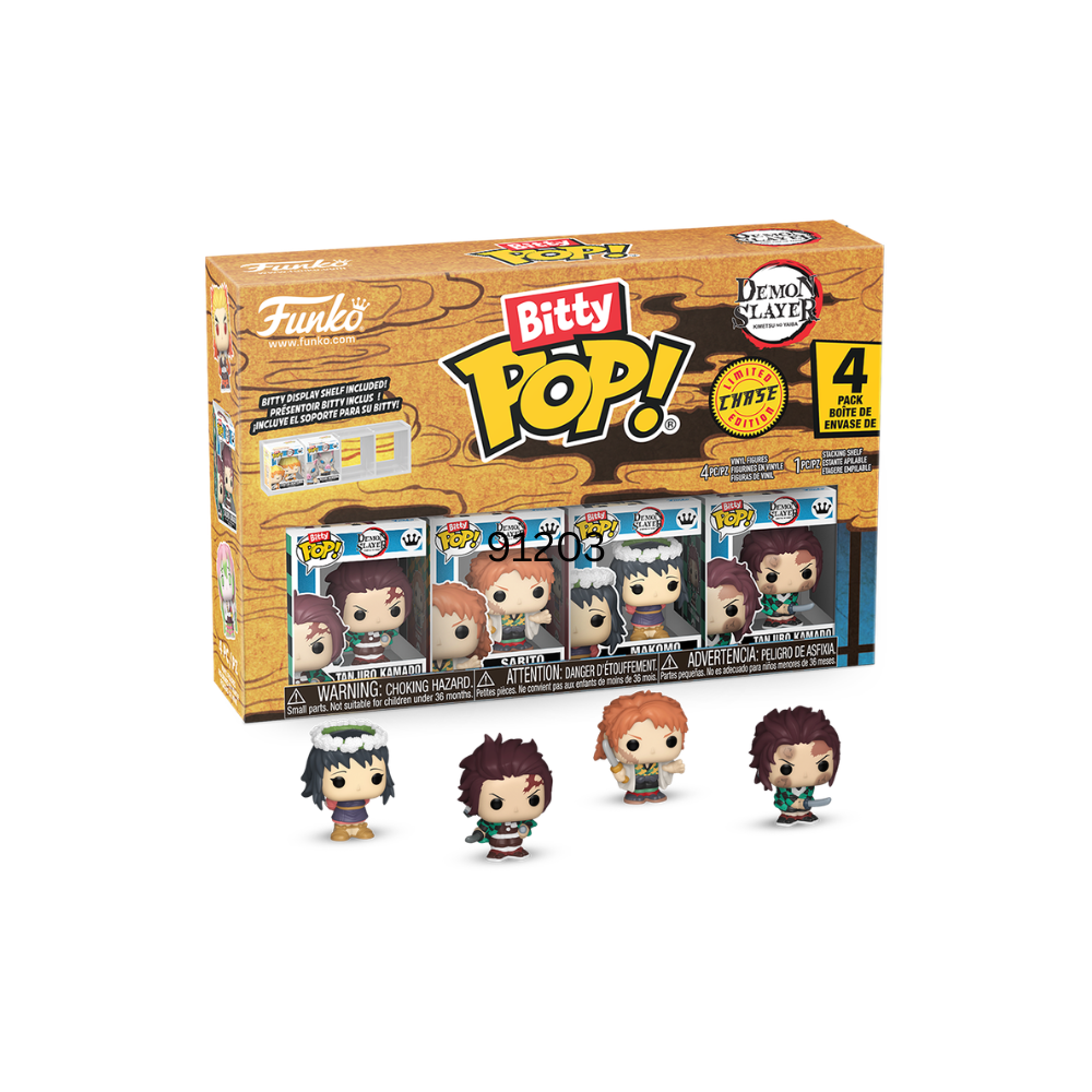 Funko Pop! Bitty: Demon Slayer 4-Pack Series 4