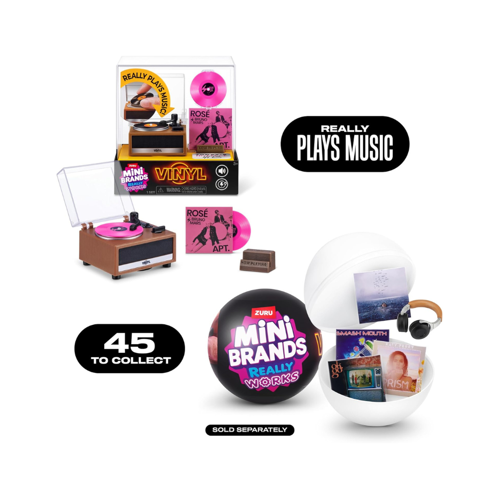ZURU Mini Brands Really Works Vinyl Playset Series 1