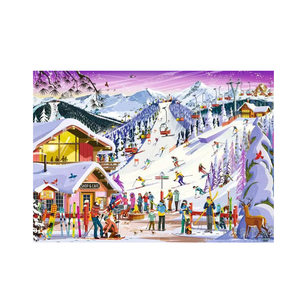 Ravensburger Christmas Slopeside Spirit – 1000 pieces