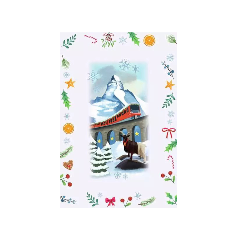 Advent Calendar 24-Day 52-Piece Jigsaw Puzzle Set