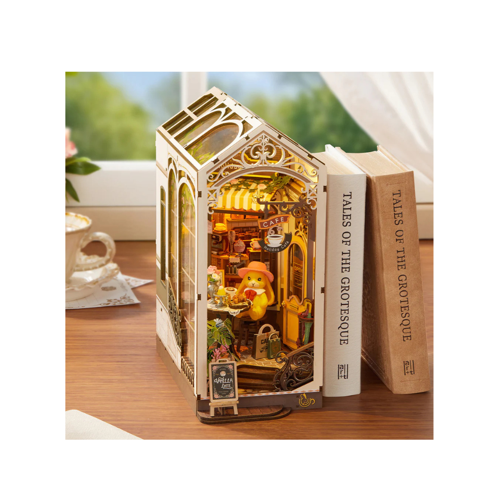 Robotime Rolife 3DWP Holiday Café  Wooden Puzzle Building
