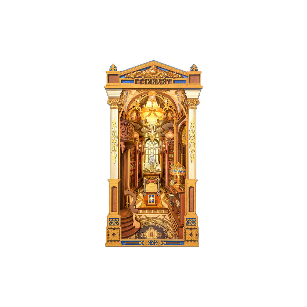 Robotime Rolife Library of Wonders 3D Wooden Book Nook Kit