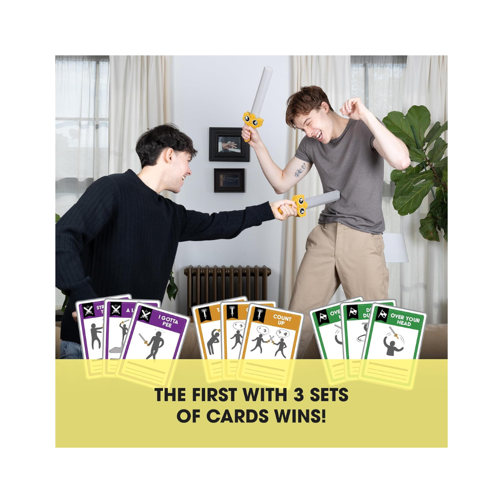 Let’s Hit Each Other with Fake Swords by Exploding Kittens – Card Game