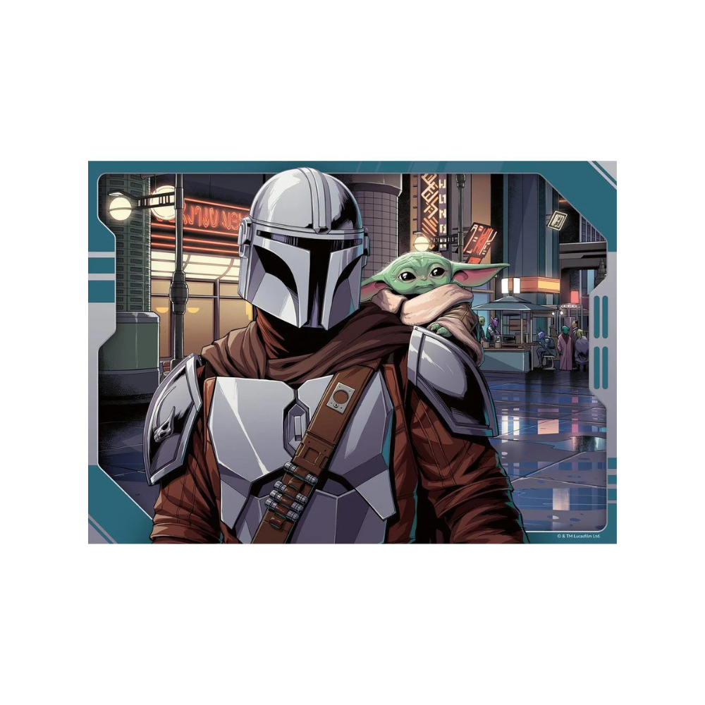 Ravensburger Star Wars The Mandalorian & Grogu puzzle – 4x100pcs