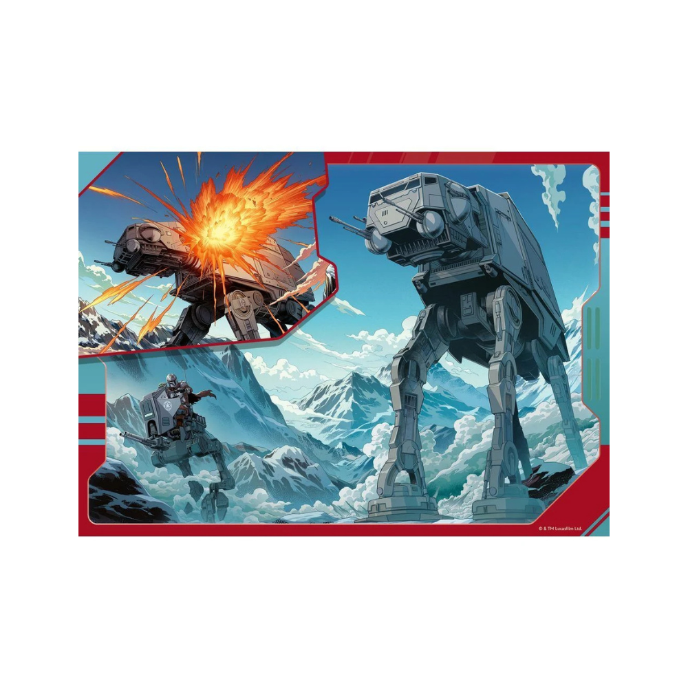 Ravensburger Star Wars The Mandalorian & Grogu puzzle – 4x100pcs