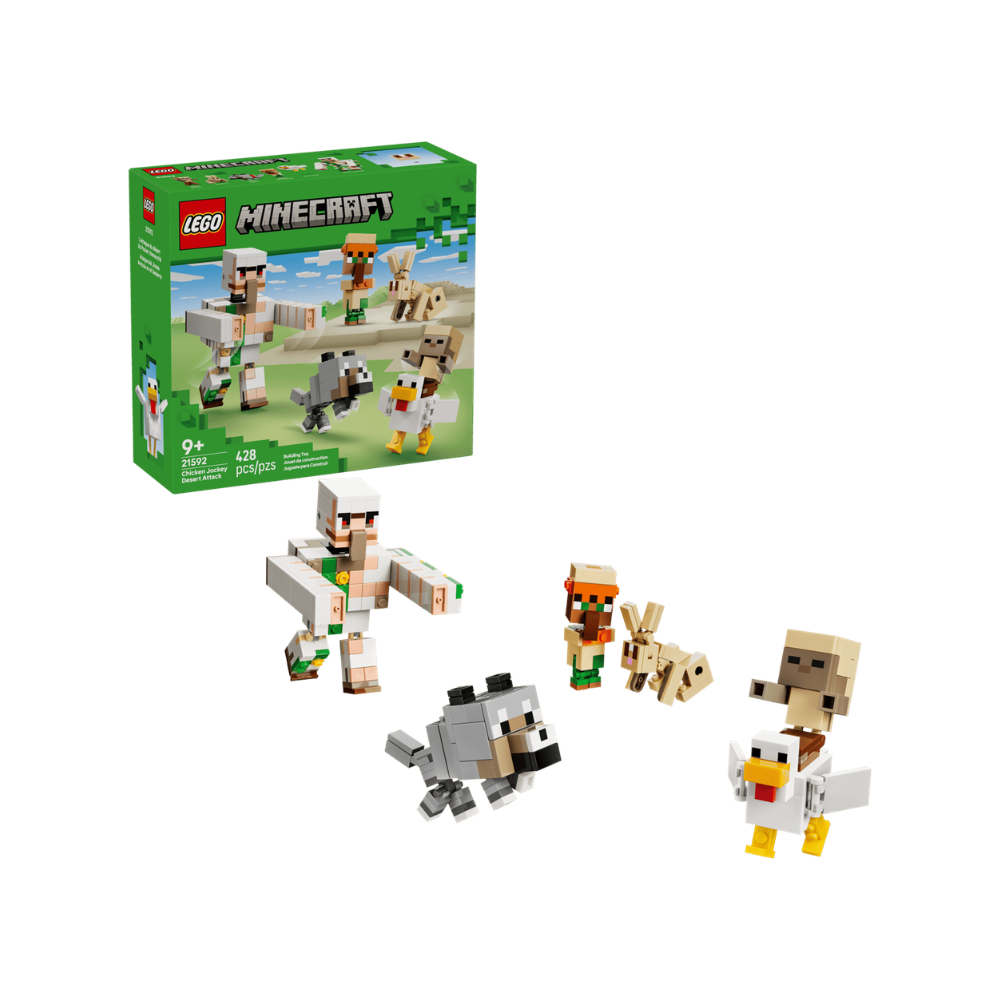LEGO Minecraft Chicken Jockey Desert Attack 428 Pieces