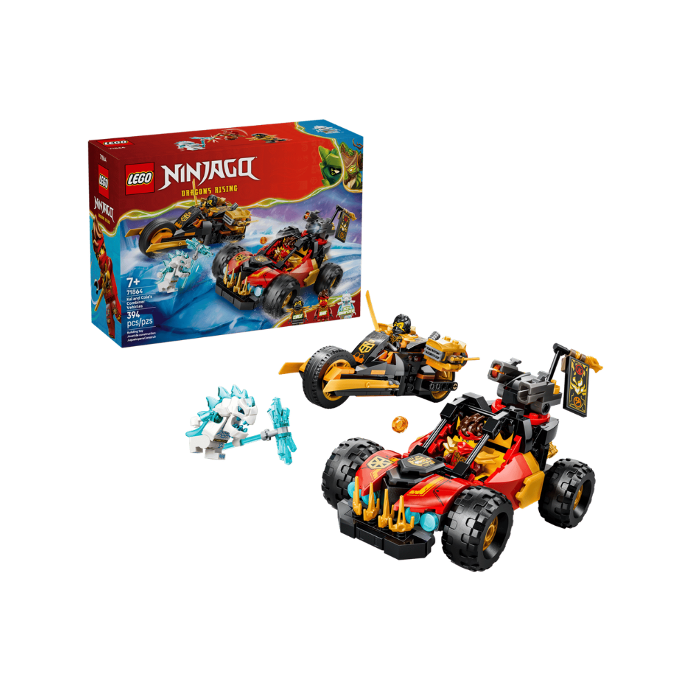 LEGO NINJAGO Kai and Cole’s Combiner Vehicles 394 Pieces