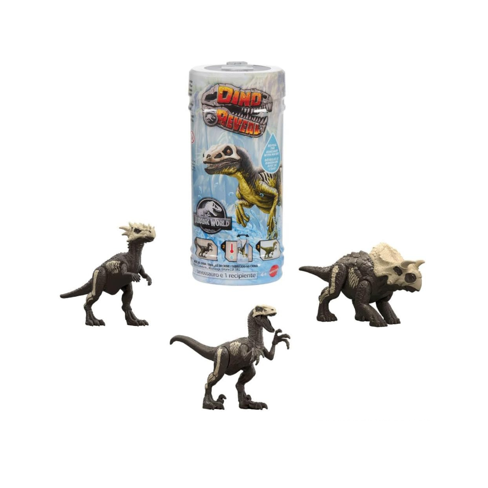 Mattel Jurassic World Dino Reveal Dinosaur Toys Assorted