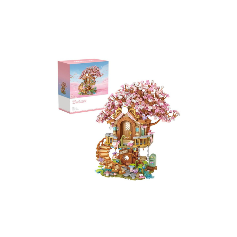 Sakura Tree House 1149-Piece 3D Crystal Puzzle