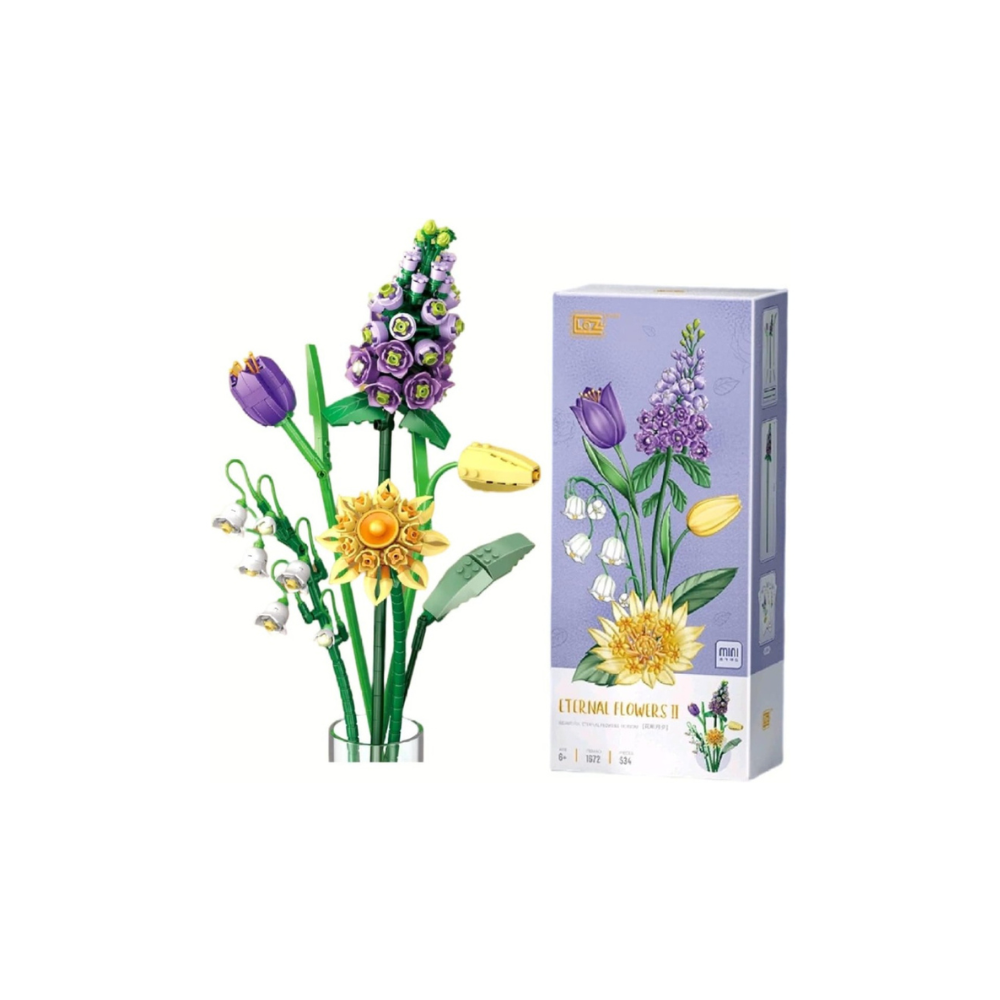 Eternal Purple Flower Building Set – 534 Pieces
