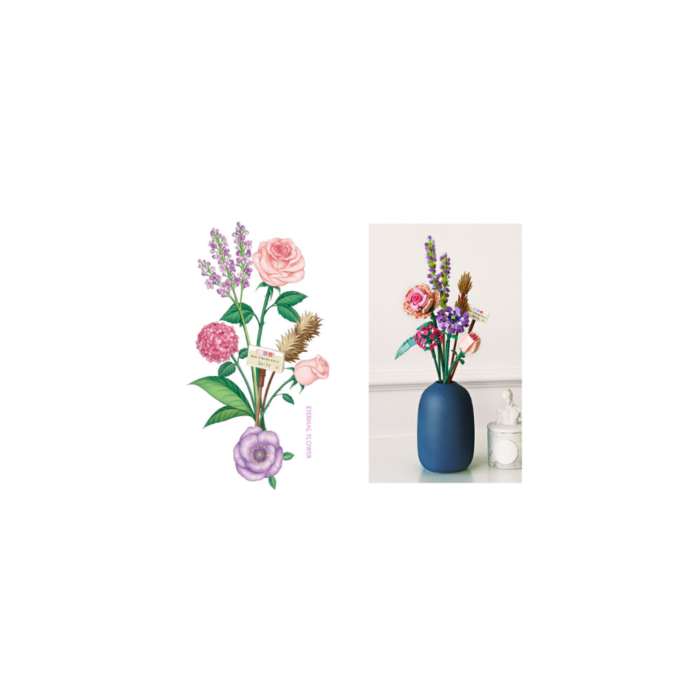 Eternal Aegean Flower Building Set – 547 Pieces