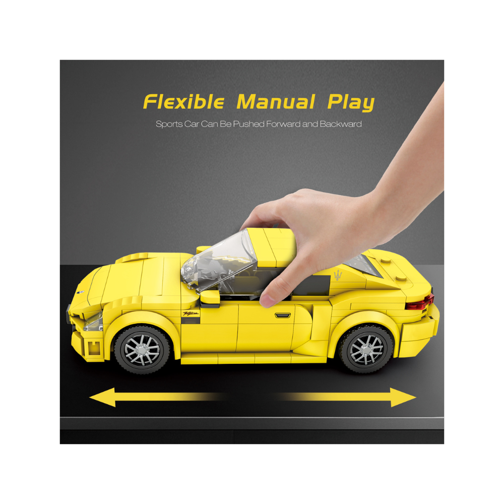 Maserati Sports Car Building Set – 384 Pieces