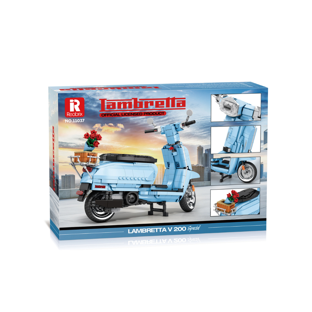 Lambretta Scooter Building Set – 1,169 Pieces