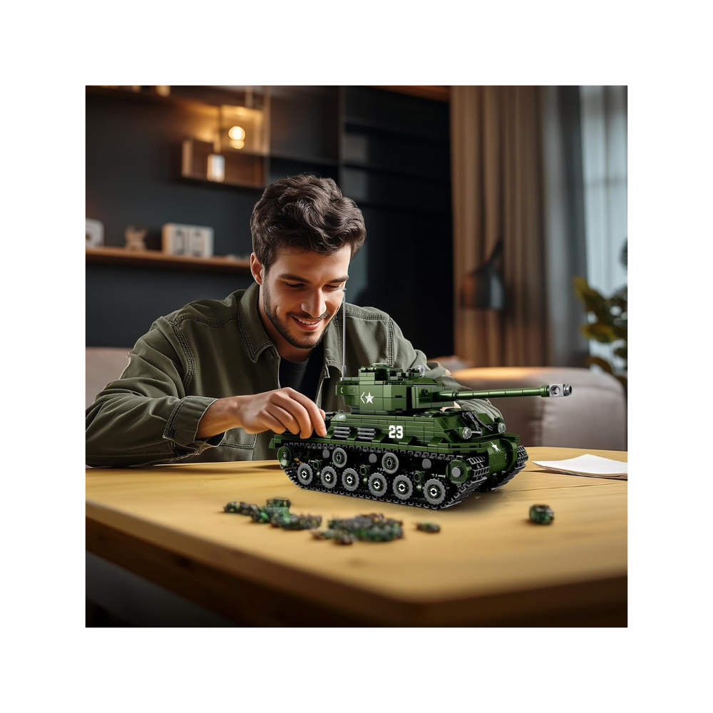 Sherman Tank Building Set – 836 Pieces